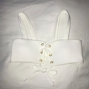 White Bikini Top